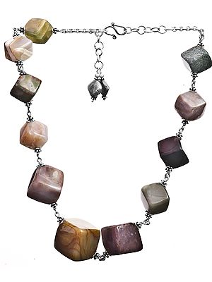 Necklace of Agate Cubes