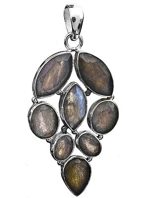Faceted Labradorite Pendant | Labradorite Stone Jewelry
