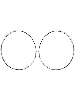 Sterling Large Hoop Earrings