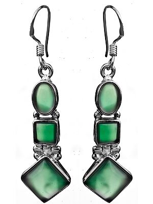 Green Onyx Earrings