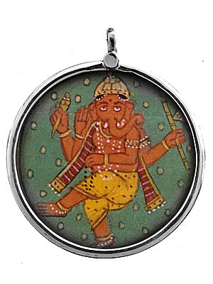 Dancing Ganesha (Picture Pendant)