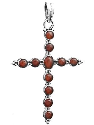 Carnelian Cross Pendant