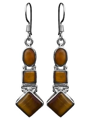 Tiger Eye Earrings