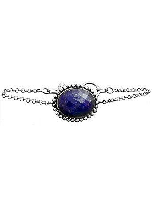 Faceted Lapis Lazuli Bracelet