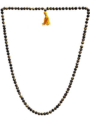 Tiger Eye Mala (Rosary) of 108 Beads for Chanting