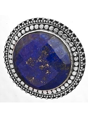 Faceted Lapis Lazuli Ring