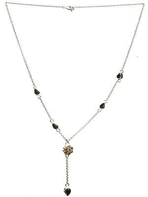 Cubic Zirconia Necklace with Peridot