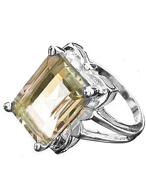 Green Amethyst Ring