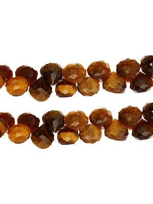 Faceted Hessonite Onions