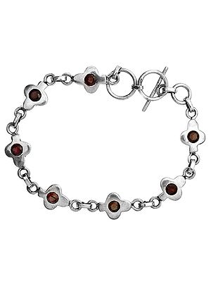 Faceted Garnet Bracelet