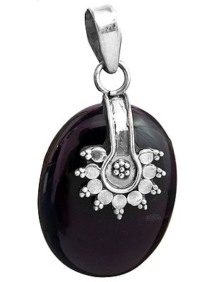 Black Onyx Oval Pendant