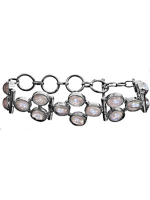 Rainbow Moonstone Bracelet