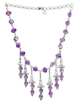 Amethyst Chandelier Necklace