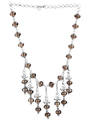 Faceted Smoky Quartz Necklace