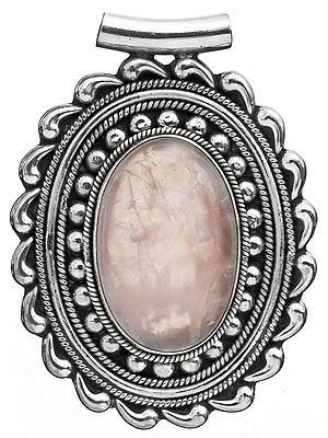 Rose Quartz Oval Pendant