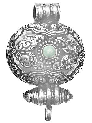 Turquoise Gau Box Pendant