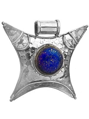 Lapis Lazuli Shield Pendant