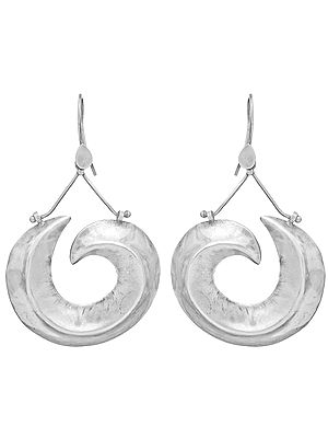 Sterling Crescent Earrings