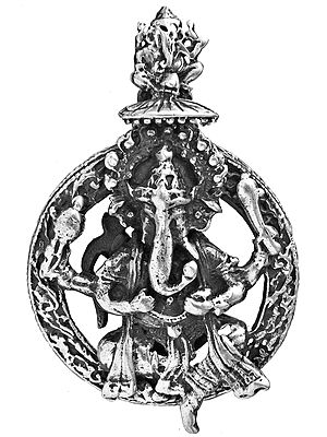 Twin Ganesha Pendant