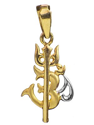 OM (AUM) Trident Pendant