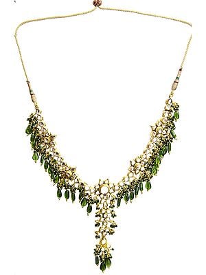 Green-Color Beaded Necklace