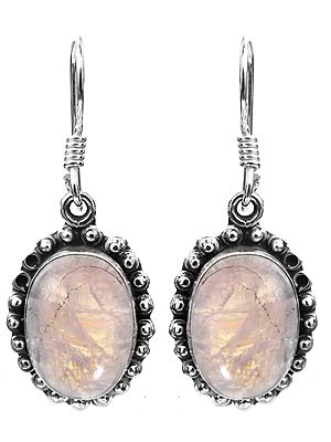 Rainbow Moonstone Earrings