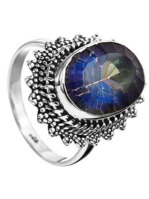 Blue Mystic Topaz Ring