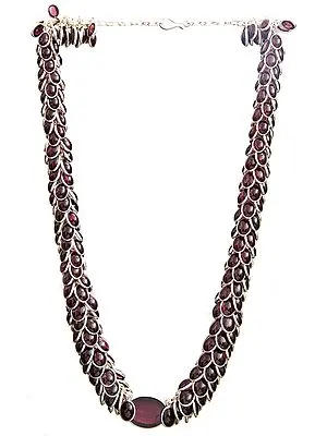 Superfine Bunch Necklace of Garnet