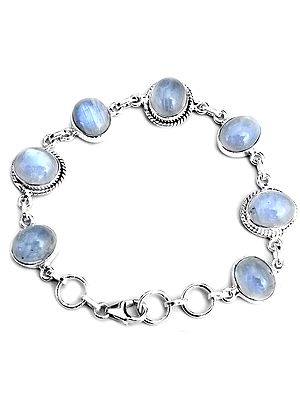 Rainbow Moonstone Bracelet