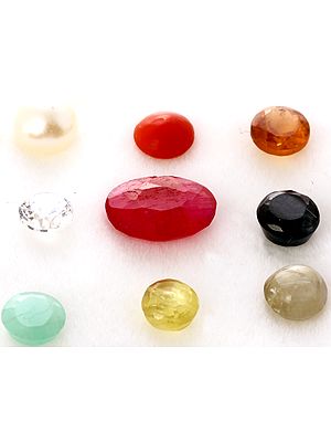 Navaratna Gemstone Set (Undrilled)