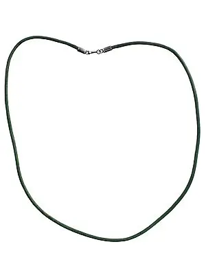 PVC Wire Necklace with Sterling Closure