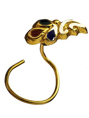 Meenakari Nose Pin