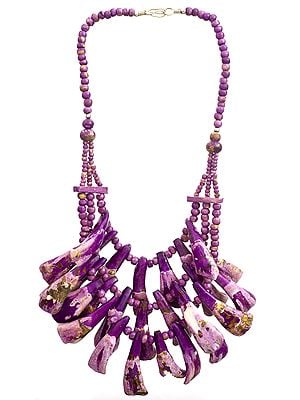 Designer Jasper Beads Necklace | Indian Fashion Jewelry
