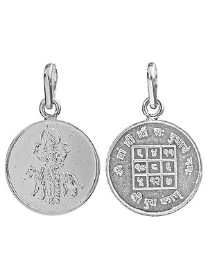 Shri Budh Yantra Pendant | Sterling Silver Mercury Yantra Pendant