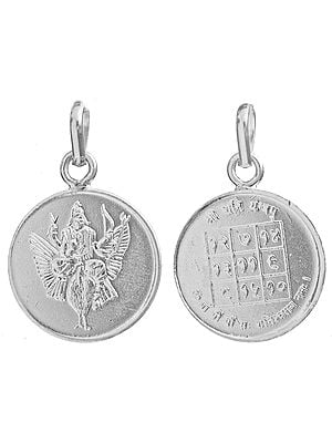 Shani Yantra Pendant | 999 Fineness Pure Silver
