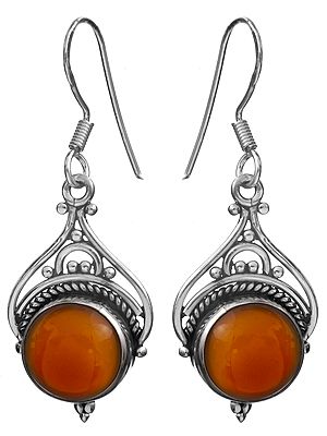 Sterling Earrings with Gems