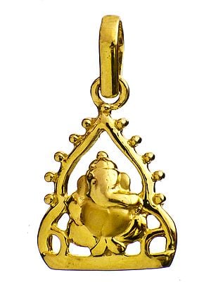 Lord Ganesha Pendant with Arch Aureole