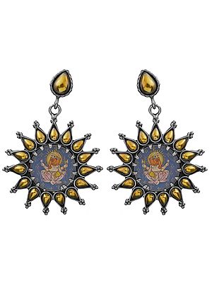 Lord Ganesha Post Earrings