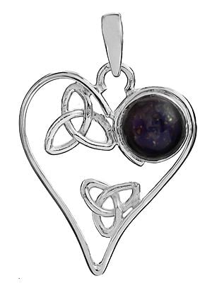 Heart-Shape Pendant with Gems | Carnelian Pendants