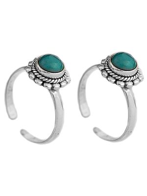 Gemstone Toe Rings (Price Per Pair)