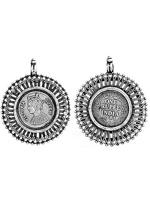 Double-Sided Coin Pendant of Queen Victoria