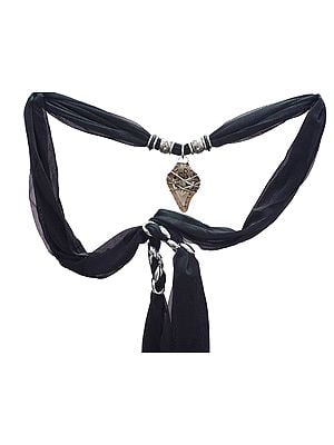 Scarf Necklace with Pendent | Indian Fashion Jewelry