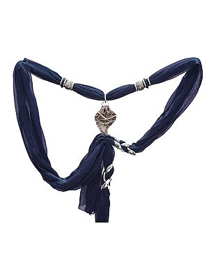 Scarf Necklace with Pendent | Indian Fashion Jewelry