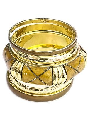 Set of Five Brass Bangles | Indian Bangles and Bracelets