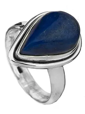 Lapis Lazuli Tear Drop Ring