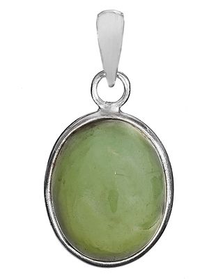 Sterling Silver Pendant Featuring Oval Turquoise