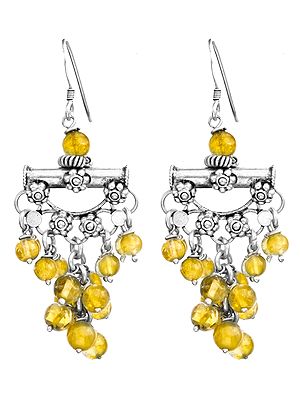 Gemstone Chandelier Earrings | Sterling Silver Jewelry