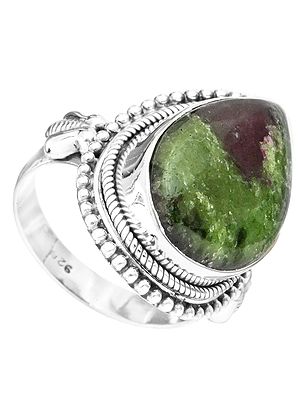 Ruby Zoisite Drop Ring