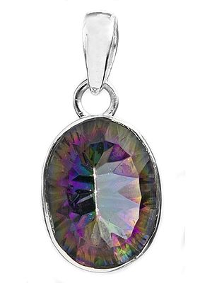 Mystic Topaz Oval Pendant