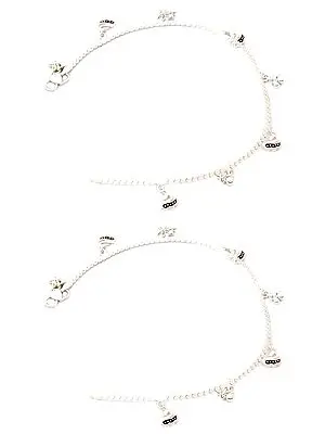 Anklets with Dangling Swan (Price Per Pair)